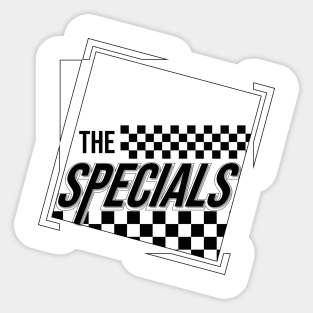 The specials, logo fan black Sticker